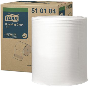 TORK Premium Reinigungstücher 510 Großrolle, weiß