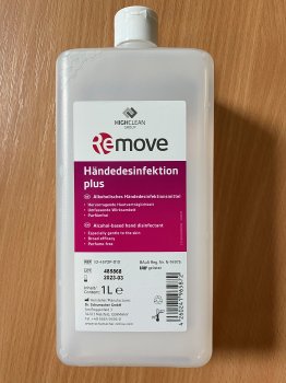REMOVE Händedesinfektion plus 1.000 ml