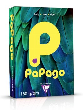 Papago kanariengelb, farbiger Kopierkarton 160 g/m² A3